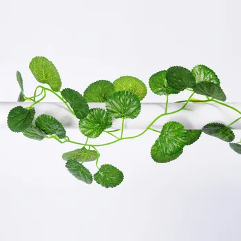 12 Buc 2M Artificiale Agățat de Viță de vie Frunze de Plante de Plastic Grădină Acasă Perete Decor Nunta TN99