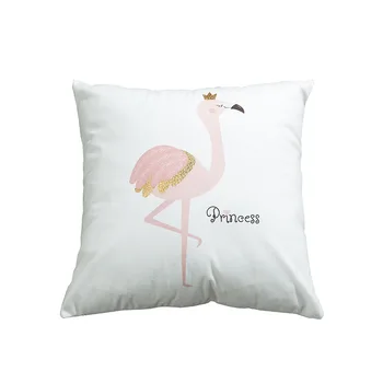 În 2020, Noul Laser De Aur Pentru Pernele De Acoperire Flamingo Roz Geometrice Alb-Fata De Perna Moderne Nordic Decorative Pernele De Acoperire