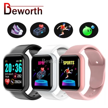 Y68 D20 Pro Smart Watch Bluetooth Fitness Tracker Sport Bratara Heart Rate Monitor Tensiunii Arteriale Bărbați Smartwatch pentru Android