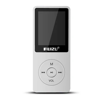 Original RUIZU X02 MP3 Player Cu 1,8 Inch Ecran Pot Juca 100 de ore, memorie de 8gb Cu FM,E-Book,Ceas,Date