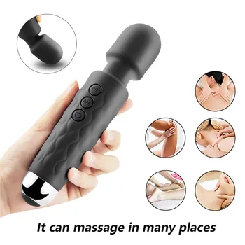 Vibratoare Jucarii Sexuale pentru Femei Puternice AV Vibrator Magic Wand Clitoris Vagin Stimulator pentru Masturbator USB Vibrator Produse pentru Adulți