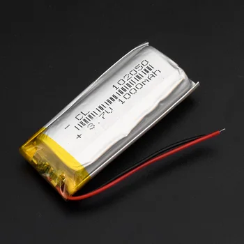 1/2/4x Reîncărcabilă 3.7 V 1000mAh Baterie Lipo 102050 Litiu-Polimer Baterie Li-polymer Cu PCB MP3 MP4 MP5 GPS Bateria