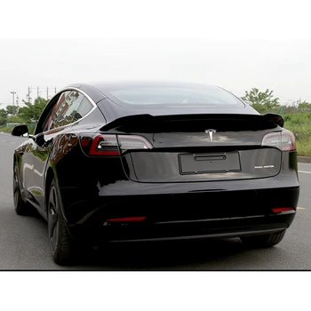 De înaltă calitate ABS spoiler spate geanta neagra pentru Tesla model 3 2017 perioada 2018-2019