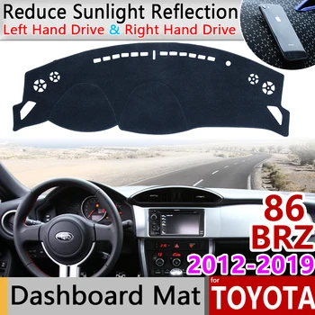 Pentru Toyota 86 GT86 FT86 Scion FR-S Subaru BRZ 2012~2019 Anti-Alunecare Mat tablou de Bord Dash Pad Acoperire Parasolar Dashmat Accesorii 2018