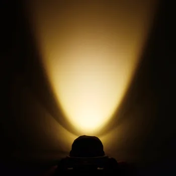 Super Luminoase de Galben Cald Lampă de Cap rezistent la apa cu Zoom LED Lumina Cap