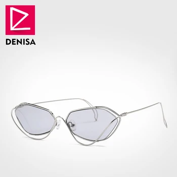 DENISA Mici, Ovale Retro ochelari de Soare Barbati Faimosul Brand de Moda de Epocă Poligon Ochelari de Soare pentru Femei Ochelari de sex Masculin oculos de sol G22080