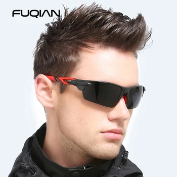 FUQIAN Brand 2019 Sport Polarizat ochelari de Soare Barbati de Culoare de Moda de Conducere Ochelari de Soare Unisex Pescuit UV400 Ochelari