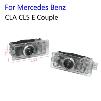 2 buc Led-uri Auto Ușa Lumini Fantomă Proiector Logo-ul de bun venit Lumina Pentru Mercedes Benz CLA AMG C117 CLS W218 X218 W117 A207 C207 E Cuplu