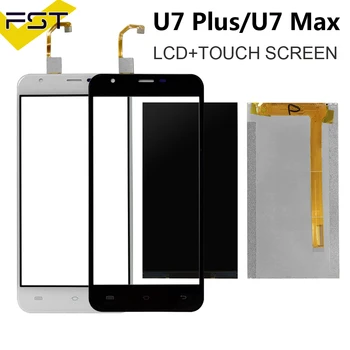 Negru/Alb Pentru Oukitel U7 Plus/U7 Max Display LCD+Touch Screen Digitizer fit Android 7.0 LCD Panou de Sticlă Senzor de Lentile+Instrumente