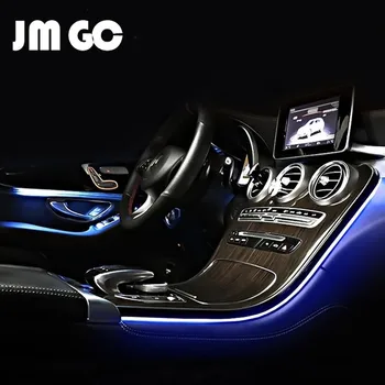 LED-uri de lumină ambientală accesoriu pentru Mercedes benz W205 X253 W177 3-culoare/64-culoare interior lumina ambientala auto Originale control