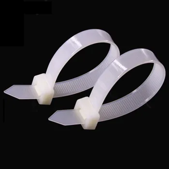 Plastic Nylon Lega Aduce 15*200mm Etichetă Sârmă Cravată Neagră Latime 15mm Fixe de mari dimensiuni Înfășoară Cablul de Rețea Cablu de Sârmă 100buc/lot