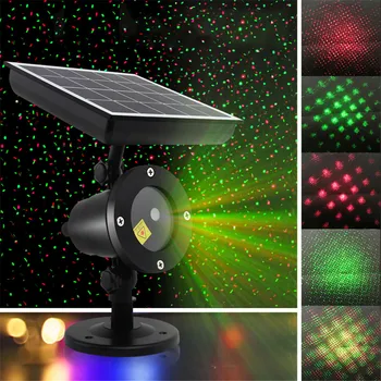 Solar alimentat LED Proiector Laser Disco Lumina Impermeabil Petrecere de Crăciun, Lumini în aer liber, Grădină cu Gazon, cu Peisaj de Lampa Proiectorului