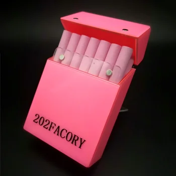 Moda Subțire de Fum de Țigară Caz Roz Ultra-subtire cu Magnet Catarama 20 Pachet Portabil Țigări Accesorii Femei Titularul de Fumat Cadouri