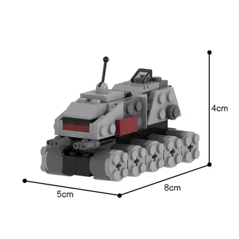 Spațiu Seria Star Wars Spațiu Războaie Militar Technic Accurated-Clone Turbo Tank Microfighter Blocuri Caramizi Jucării Pentru Copii