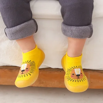 Copii și Fete Non-Alunecare de Șosete copii și Băieți Pantofi Indesata Pantofi Șosete Podea Animale Stil Ciorap Pantofi