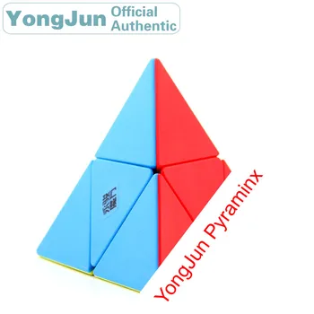 YongJun Piramida 2x2x2 Cub Magic YJ 2x2 Profesionale Viteza de Puzzle Antistres Jucarii Educative Pentru Copii