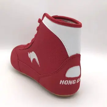 GINGPAI Wrestling Pantofi de Box Profesionist Pantofi pentru Bărbați Pantofi de Formare Tendon Jos Artificiale Sport din Piele Pantofi Respirabil