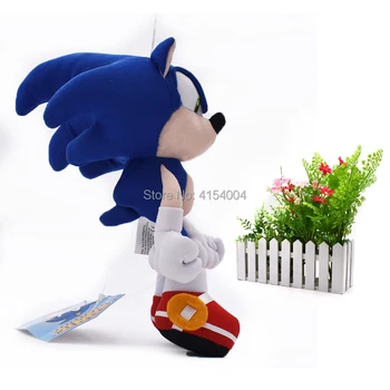 10 buc/lot Albastru Sonic Moale de Pluș Păpușă Jucărie de Desene animate de Animale Umplute, Jucării de Pluș, Păpuși Figura Cadouri de 20 cm Cadou de Crăciun