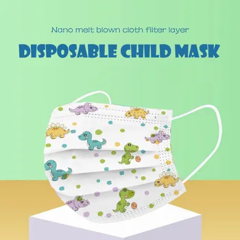 50PCS de Unică folosință Copilul Masca 3 Mască de Strat-O-ti Poluarea Cu Desene pentru Copii Masti Copii Masca Cu Filtru Mascarill