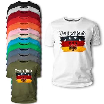 T-Shirt, de 60 de Germania Campion Soccers Bărbați Pavilion -2019 Fierbinte 2019 Moda Ment Tricou Stil de Vara Tricouri de Bumbac