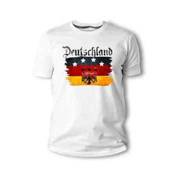 T-Shirt, de 60 de Germania Campion Soccers Bărbați Pavilion -2019 Fierbinte 2019 Moda Ment Tricou Stil de Vara Tricouri de Bumbac