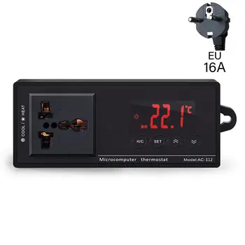 16A AC-112 Priza de Companie Termostat Digital Controler de Temperatura Incalzitor Acvariu K4UA