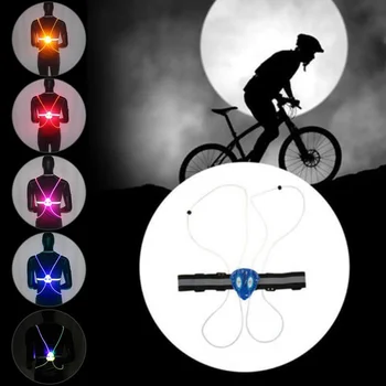 360 Reflectorizante LED Flash de Conducere Vesta Mare Vizibilitate Noaptea de Funcționare Ciclism, Călărie Activități în aer liber Lumina de Siguranță Biciclete Vesta