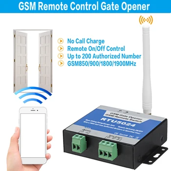 1buc RTU5024 GSM Poarta de Deschidere a Comutatorului Releului de Control de la Distanță Ușa de Acces Wireless de Deschidere a Ușii De Apel Gratuit 850/900/1800/1900MHz