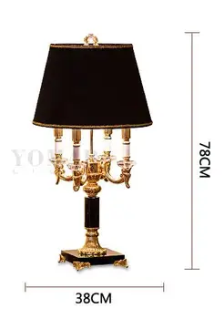 De înaltă calitate de moda de Lux cristal negru lampă de masă dormitor lampă de noptieră lămpi scurtă decor modern lampă de masă