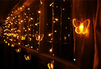 4M * 0,6 M 100 LED-uri Zână Sloi de gheață CONDUS Fluture Perdea de Lumină în aer liber Acasă de Crăciun de Nunta Decoratiuni de Gradina AC110V 220V