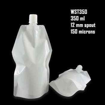 20 buc Alb Cioc Pocuh Sampon Husă,Detergent Alb Balon Pungi de Lichid de Ambalare pungi de Transport Gratuit 50 ml ~ 2000 ml