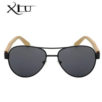 Nuante clasice de ochelari de Soare de Bambus Templu Natural ochelari de Soare Barbati Femei Retro Brand de ochelari de Soare de Designer de Moda, Calitate de Top UV400