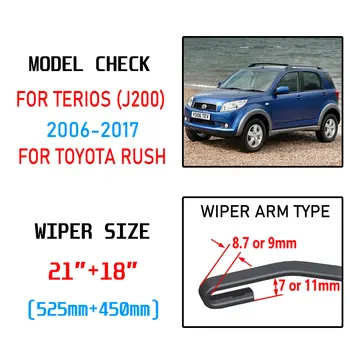 Pentru Daihatsu Terios Bego Toyota Rush 2006~2017 J200 Accesorii lamela Ștergătorului de Parbriz pentru Masina 2007 2008 2009 2010 2016