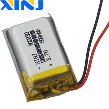 XINJ 2 buc 3.7 V 500mAh Baterie Litiu-Polimer 2pin JST-PH 1.0/1.25/1.5/2.0/2.54 mm 902030 Pentru GPS Camera ceasuri Inteligente bluetooth