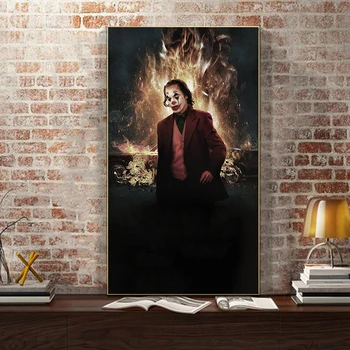 Decor de perete Film Portret Joker de Postere și de Imprimare Arta de Perete Panza Pictura joker Imaginile pentru Camera de zi Decor Acasă