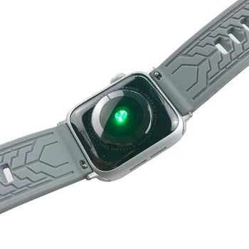 Camuflaj Groove Design Curea Moale pentru Apple Watch SE Trupă Seria 6 5 4 3 2 Bratara de Silicon 40mm 44mm 38mm 42mm Curea de Încheietura mâinii