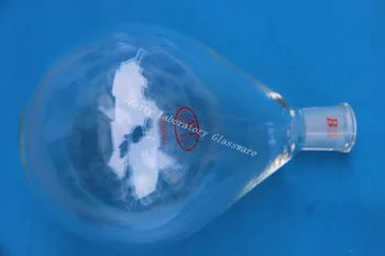 2000ml (2L) Recuperarea Balonului, Evaporator Rotativ Vas, perete grele,24/40, Sticlă Borosilicată 3.3 Material