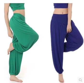 Plus Dimensiune Bumbac Talie Mare pentru Femei din Harem Modal Dans Pantaloni Largi de Femei la nivel Global S port Tai Chi Pantaloni Femei pantaloni de Trening