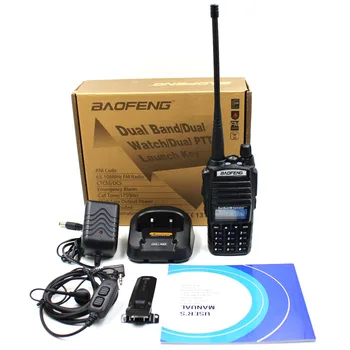 4BUC BaoFeng UV-82 Dual ASV Walkie Talkie Dual Band VHF UHF 136-174MHZ 400-520MHZ 8W Ham Radio Baofeng 82 UV82 ASV Radio Amatori
