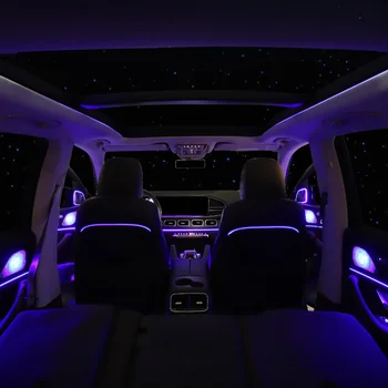LED-uri de lumină ambientală este potrivit pentru Mercedes-Benz GLE W167 midrange luminos capac, tweeter capac, lumina acoperiș, 64 de lumină ambientală