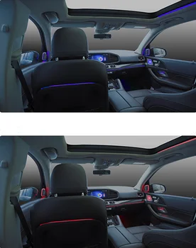 LED-uri de lumină ambientală este potrivit pentru Mercedes-Benz GLE W167 midrange luminos capac, tweeter capac, lumina acoperiș, 64 de lumină ambientală