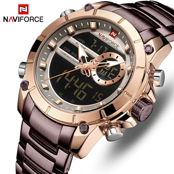 Brand de Top pentru Bărbați Ceasuri NAVIFORCE de Lux de Moda Cuarț Mens Militare Cronograf Sport Ceas de mână Ceas Relogio Masculino