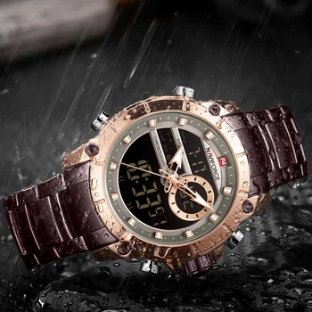 Brand de Top pentru Bărbați Ceasuri NAVIFORCE de Lux de Moda Cuarț Mens Militare Cronograf Sport Ceas de mână Ceas Relogio Masculino