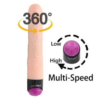 De Rotație mare Dildo Realist Penis Vagin Vibrator de Produse Erotice Jucarii Sexuale pentru Femei Adulți Vibratoare pentru Femei Magazin de Mașină