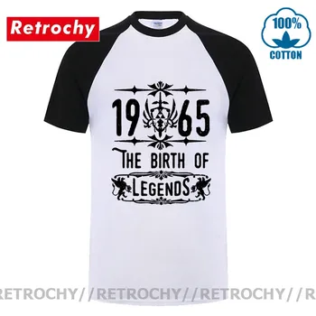Vintage-a Făcut în 1965 Camasi Moda 1965 Nașterea Legende Tricou Retro Streetwear Rece Topuri 55-a Aniversare Cadouri T-Shirt