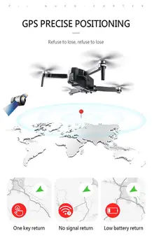 F11 PRO RC Drone cu Camera 4K HD Camera 5G WIFI FPV GPS Drone Două axe anti-shake Gimbal Brushless Quadcopter Vs SG906 Pro 2 Dron