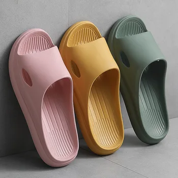 Etaj Femei De Casa Papuci De Primavara Toamna Femei Pantofi De Vara Unisex Cuplu Pantofi Respirabil Plastic Dormitor Pentru Femei Papuci 2020