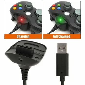 Xbox 360 Baterie Reîncărcabilă USB Încărcător Cablu de Andocare pentru Microsoft XBO X360 controller wireless 4800mAh Încărcătoare