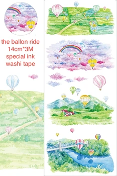 Cerneală specială 9CMx3M Colorate Ballon Bandă de Mascare