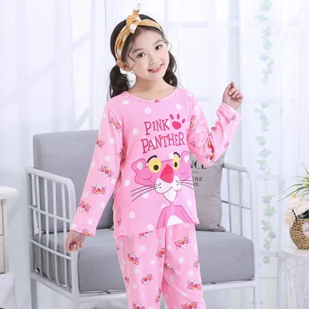 Pentru copii pijamale pentru fete baieti Toamna&Iarna Sleepwears Costume Copil Minunat Pijamale Desene animate teen Pijamas Copii acasă Îmbrăcăminte set